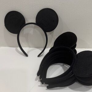 8 Black Mouse Ear Headband